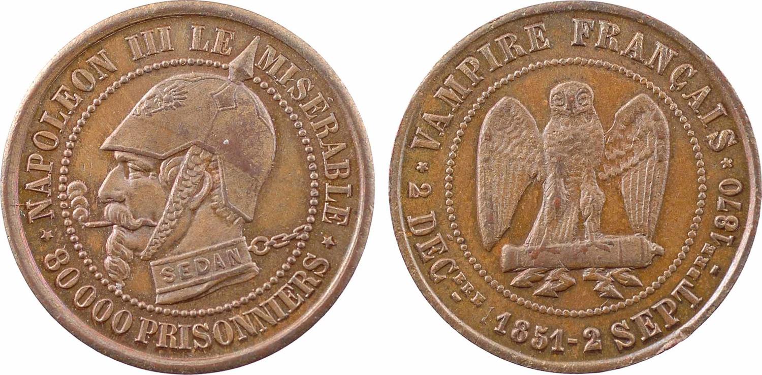 Le monete satiriche di Napoleone III